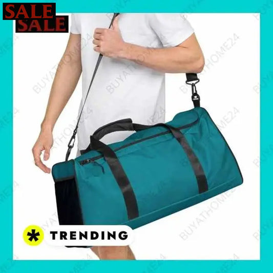 • Reisetasche & Fitnesstasche I Sporttasche 55 × 29 × 29cm  Textildruck BUYATHOME24, T-Shirts BUYATHOME24, Hoodies BUYATHOME24,  Hosen BUYATHOME24, Jacken BUYATHOME24, Schuhe BUYATHOME24