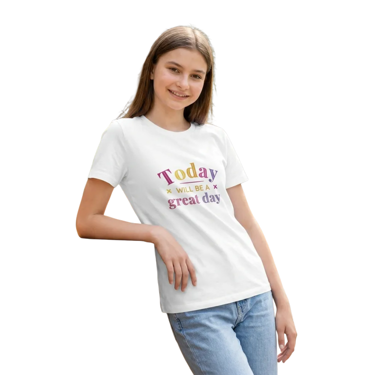 Grafik Unisex T-Shirt für Kinder, Kurzarm, personalisierbar, mit Spruch, in verschiedenen Größen für 3-14 Jahre, BUYATHOME24