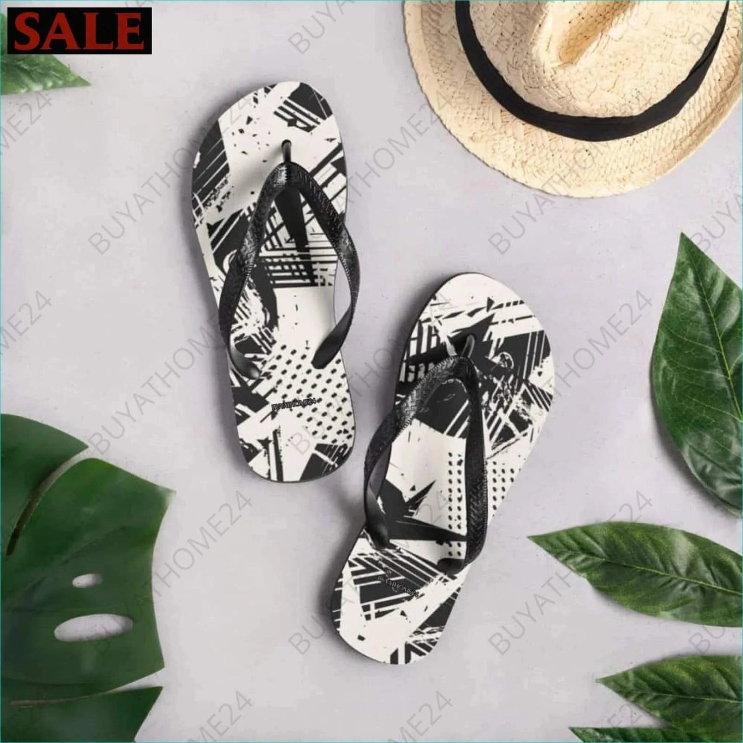 Strand Flip-Flops 37-45 - BUYATHOME24 - Textildruck - GERMANY - SCHUHE, Strand Flip-Flops