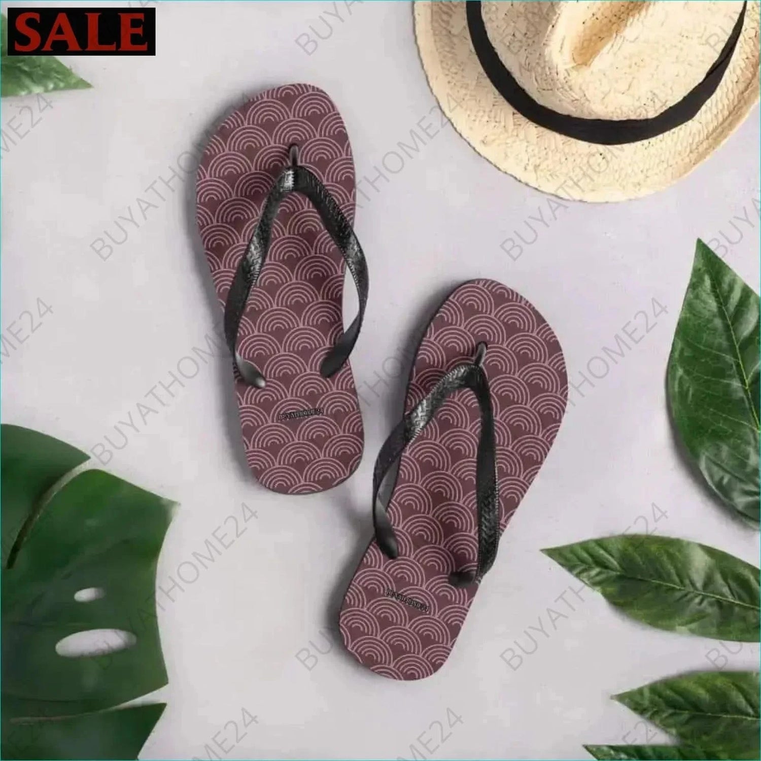 Strand Flip-Flops 37-45 - BUYATHOME24 - Textildruck - GERMANY - SCHUHE, Strand Flip-Flops