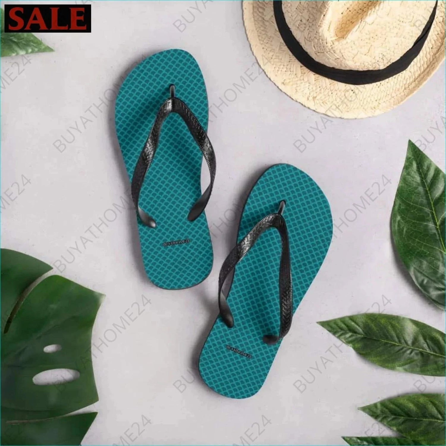 Strand Flip-Flops 37-45 - BUYATHOME24 - Textildruck - GERMANY - SCHUHE, Strand Flip-Flops