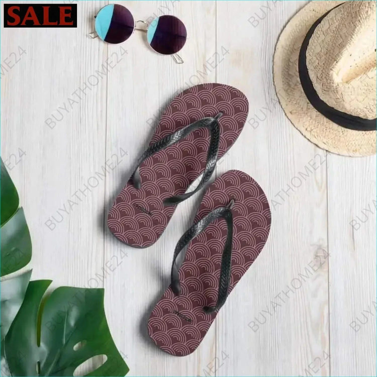 Strand Flip-Flops 37-45 - BUYATHOME24 - Textildruck - GERMANY - SCHUHE, Strand Flip-Flops