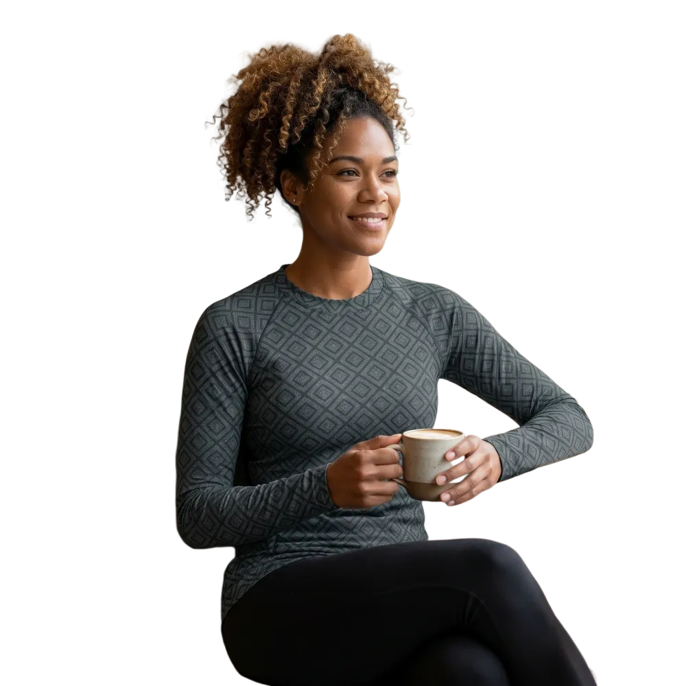 Damen Stretch-Sporttop von BUYATHOME24, langärmeliges Polyester-Sportshirt in XS bis 3XL, bequemes, atmungsaktives Fitness-T-Shirt