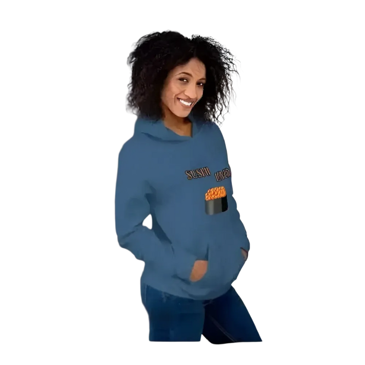 Grafik Unisex Hoodie für Sushi-Liebhaber in S bis 5XL, bequemer Kapuzenpullover für Herren und Damen, von BUYATHOME24