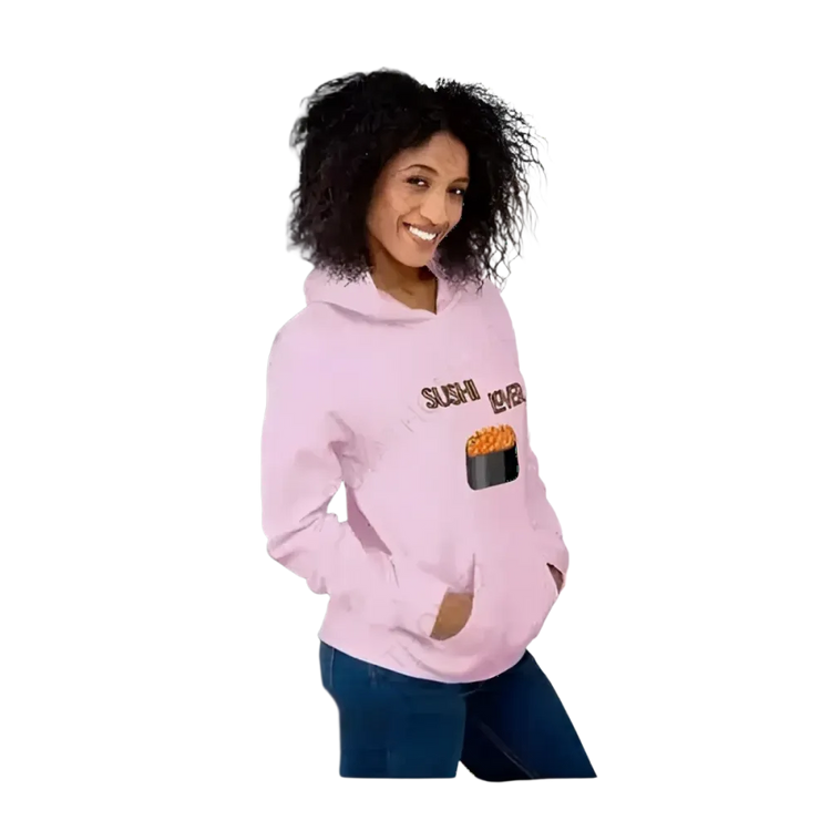 Grafik Unisex Hoodie für Sushi-Liebhaber in S bis 5XL, bequemer Kapuzenpullover für Herren und Damen, BUYATHOME24