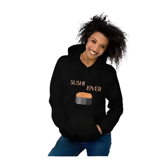 Grafik Unisex Hoodie für Sushi-Liebhaber, Herren und Damen, in S bis 5XL, mit Sushi-Motiv, von BUYATHOME24