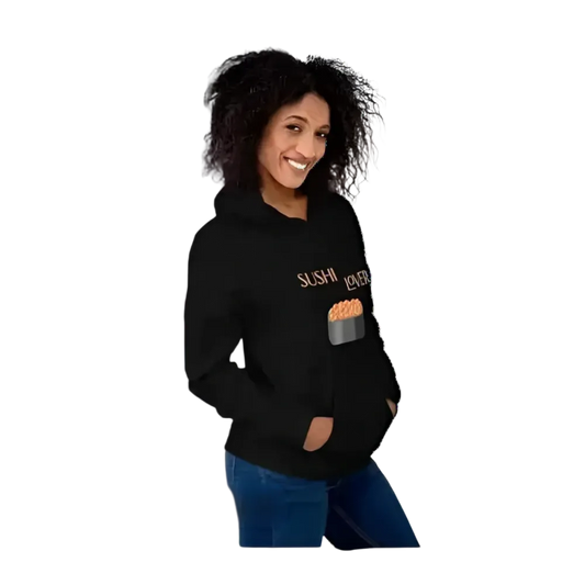 Grafik Unisex Hoodie für Sushi-Liebhaber in verschiedenen Größen, bequemes Kapuzenpullover für Herren und Damen von BUYATHOME24