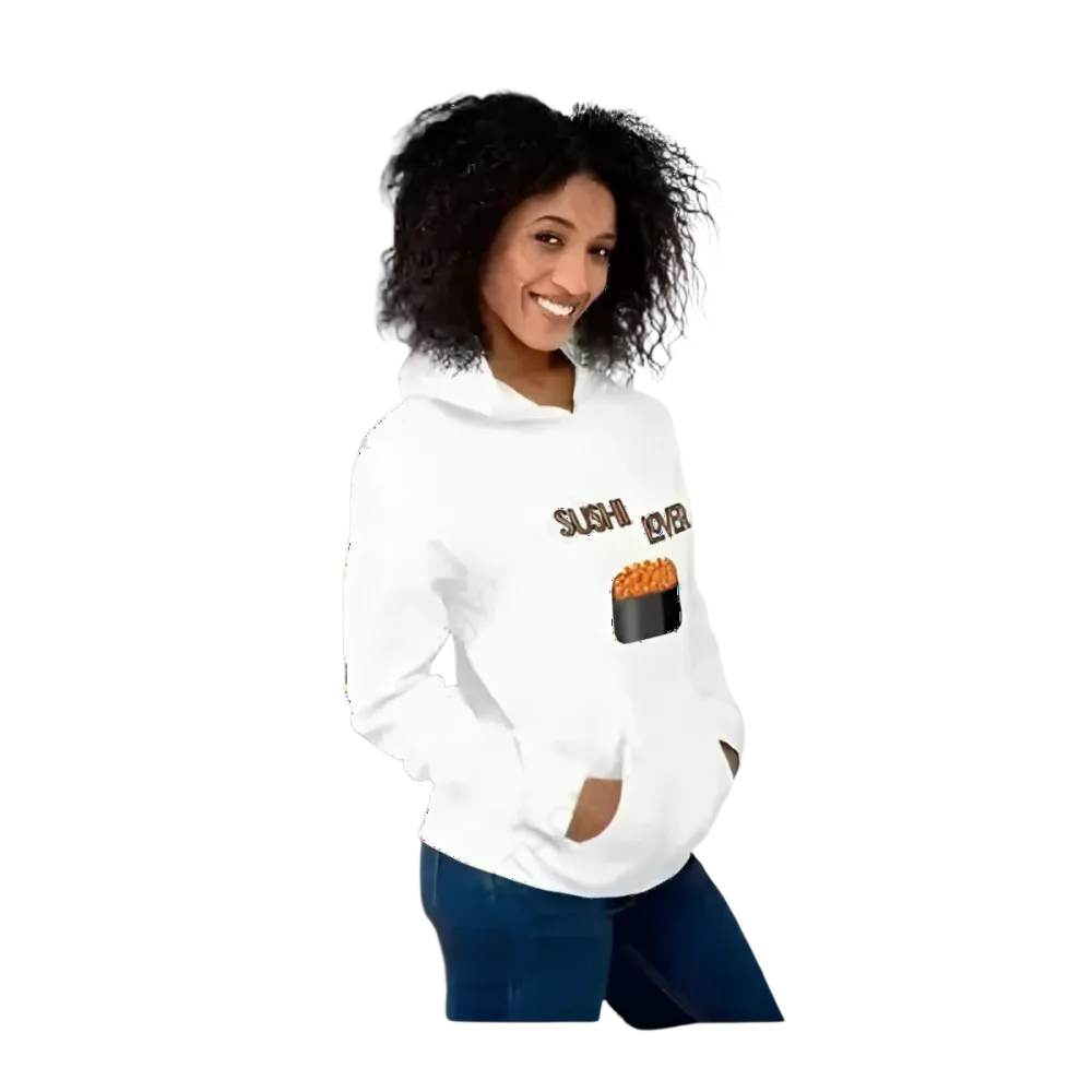 Grafik-Unisex-Hoodie mit Sushi-Motiv in S bis 5XL, Herren und Damen, bequemer Kapuzenpullover von BUYATHOME24