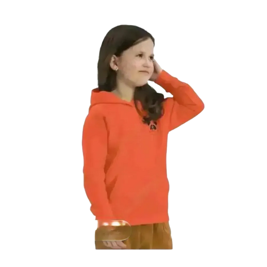 Grafik-Kapuzenpullover für Kinder von BUYATHOME24, weicher Baumwoll-Hoodie für Jungen und Mädchen, 4-12 Jahre, mit Teddy-Design
