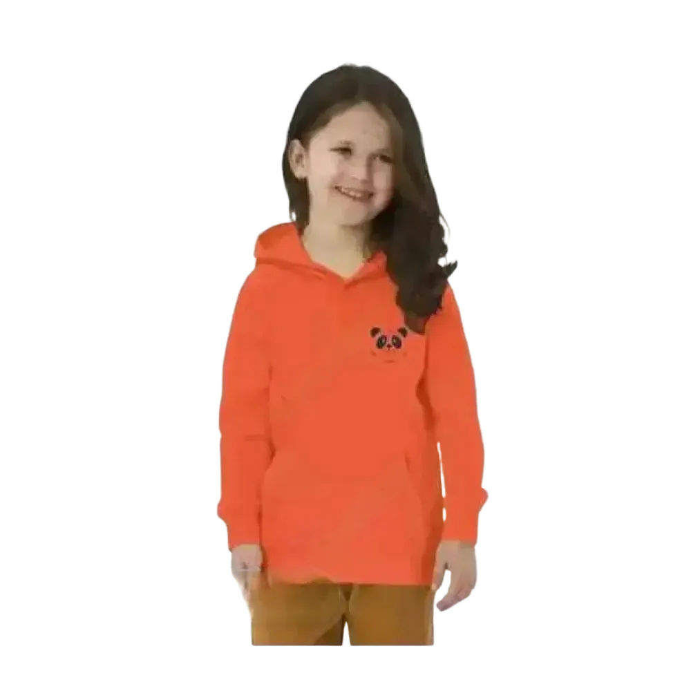 Unisex Kinder Hoodie mit Teddy Grafik aus Baumwolle für Jungen und Mädchen, 4-12 Jahre, bequemer Kapuzenpullover