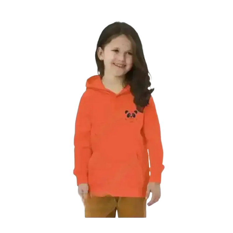 Unisex Kinder Hoodie mit Teddy Grafik aus Baumwolle für Jungen und Mädchen, 4-12 Jahre, bequemer Kapuzenpullover
