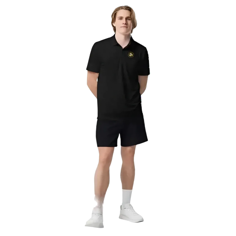 Adidas Unisex Polyester Poloshirt in enger Passform, erhältlich in verschiedenen Farben, eleganter Look, für Herren.