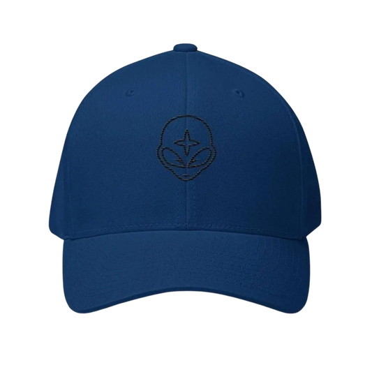 Unisex Baseball Cap von BUYATHOME24 in Königsblau, gestickt, für Kopfgrößen 54-60 cm, bequem und sportlich für Herren und Damen.
