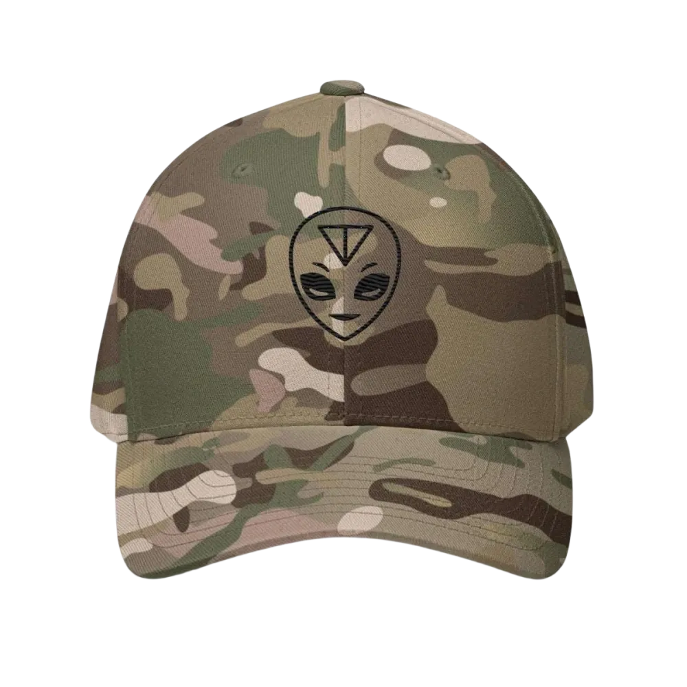 Unisex Baseball Cap von BUYATHOME24, atmungsaktive Stretch-Mütze, grün mit Stickerei, 54-60 cm, für sportlichen Komfort.