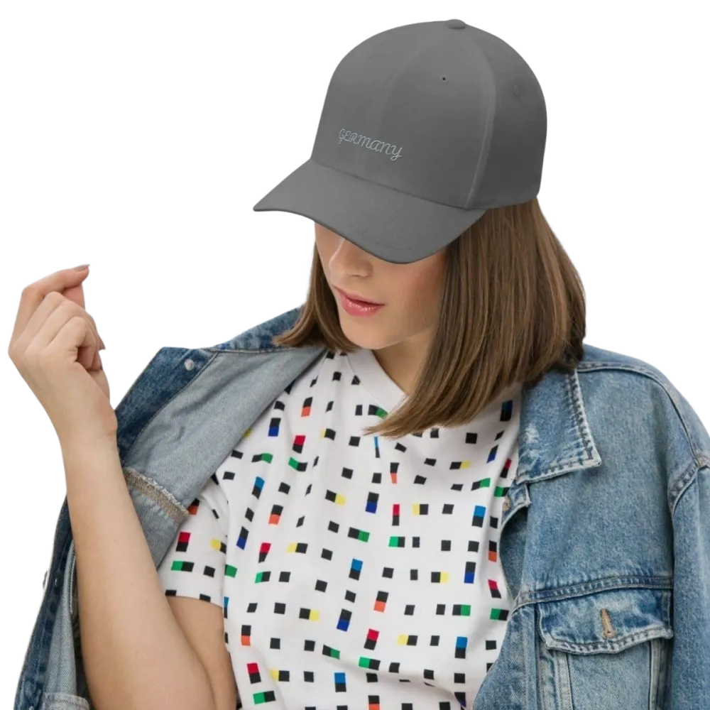 Unisex Baseball Cap aus Baumwollmischung, für Damen, in Größe 54-60 cm, mit BUYATHOME24 Logo, sommerlich und bequem.