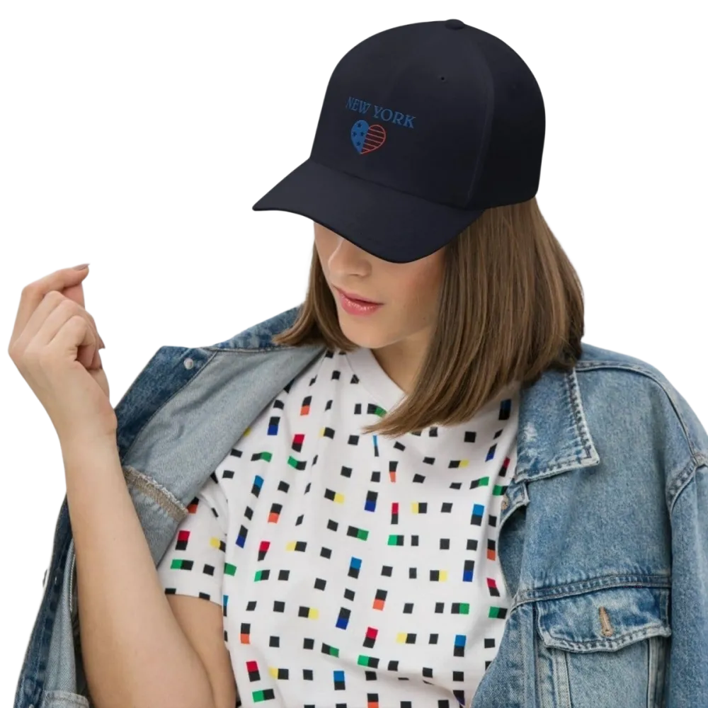 Unisex Baseball Cap von BUYATHOME24 in dunkles Navy, verstellbar, Stretch-Band, für Kopfumfang 54-60 cm, sommerlich und bequem