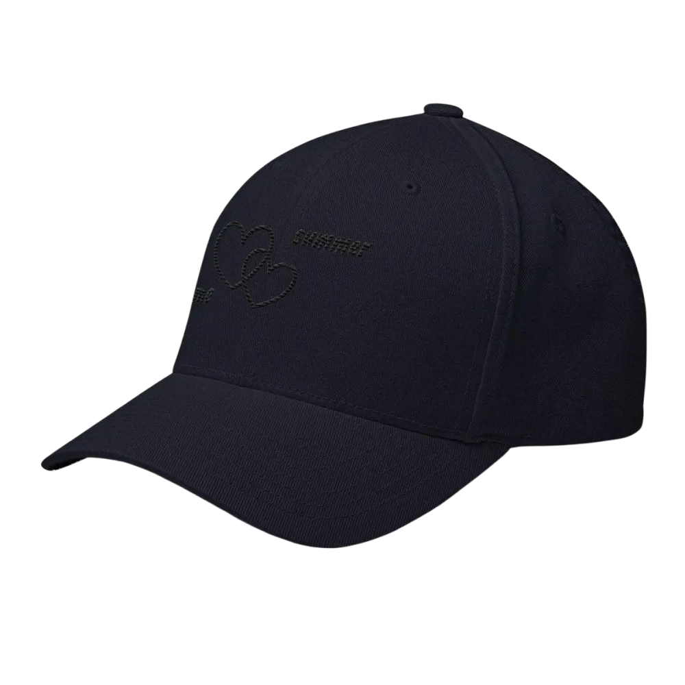 Unisex Baseball Cap aus Stretchmaterial in Schwarz, verstellbar für 54-60 cm Umfang, von BUYATHOME24.