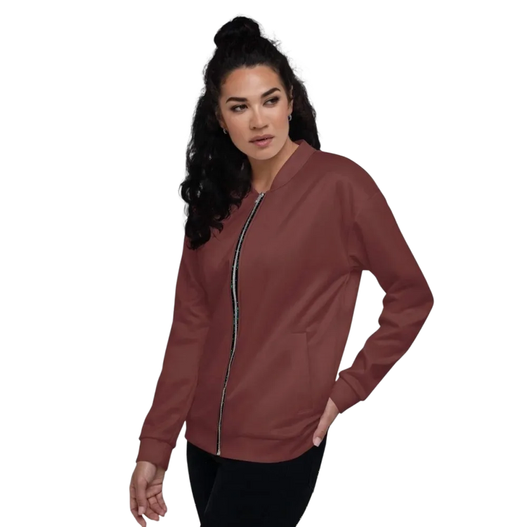 Unisex Bomberjacke aus Polyester in XS-3XL, handgenäht, Damenmodell, stilvoller Blouson aus BUYATHOME24