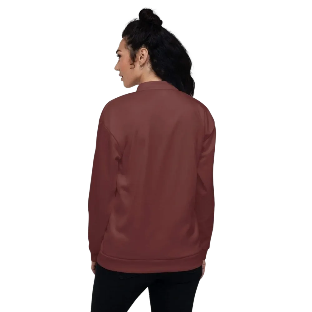 Unisex Bomberjacke aus Polyester, handgenäht, Damen-Bomberjacke in XS bis 3XL, stilvolle Blousonjacke von BUYATHOME24