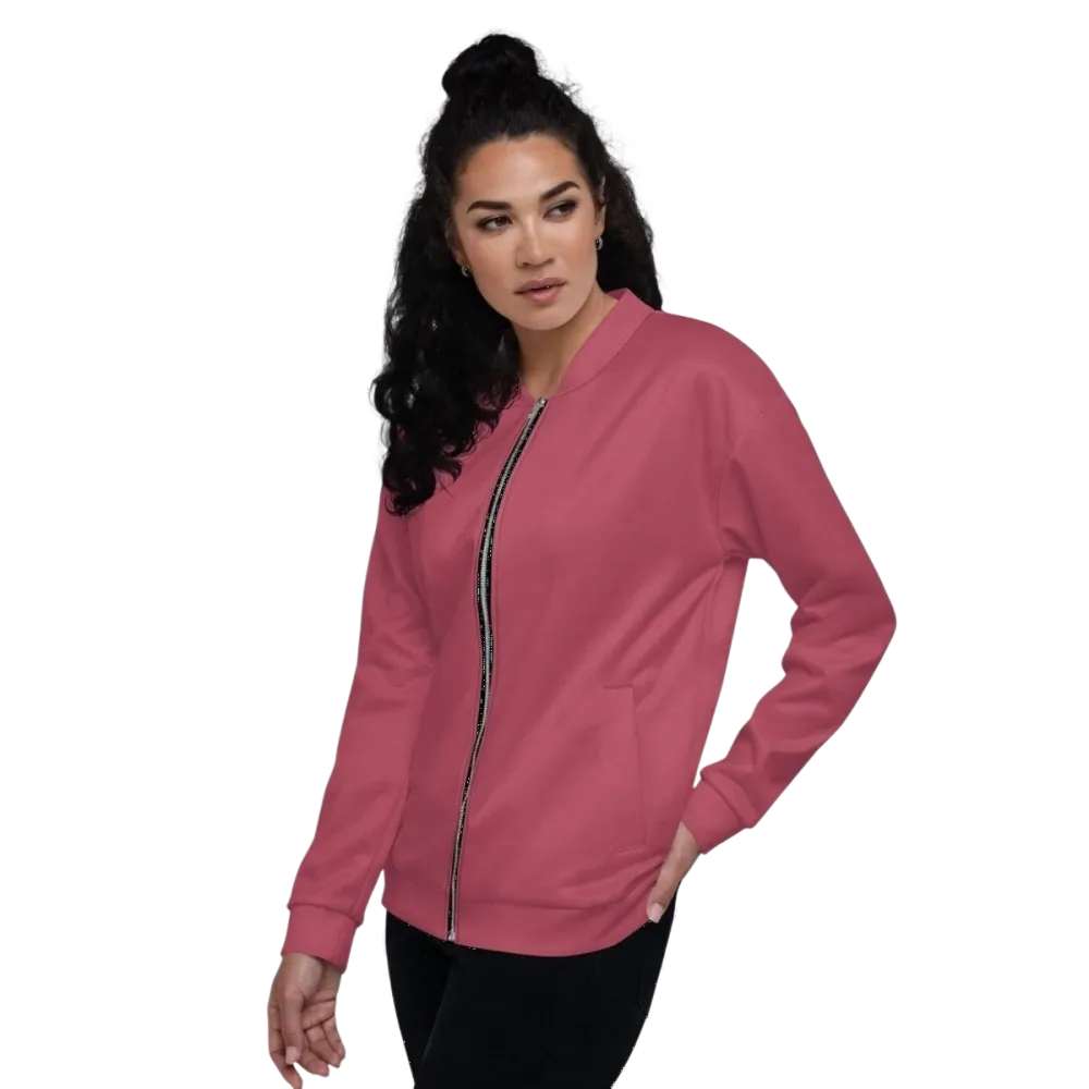 Unisex Bomberjacke aus Polyester in XS-3XL, pflegeleichte Damen-Blousonjacke von BUYATHOME24, moderne, bequeme Jacke