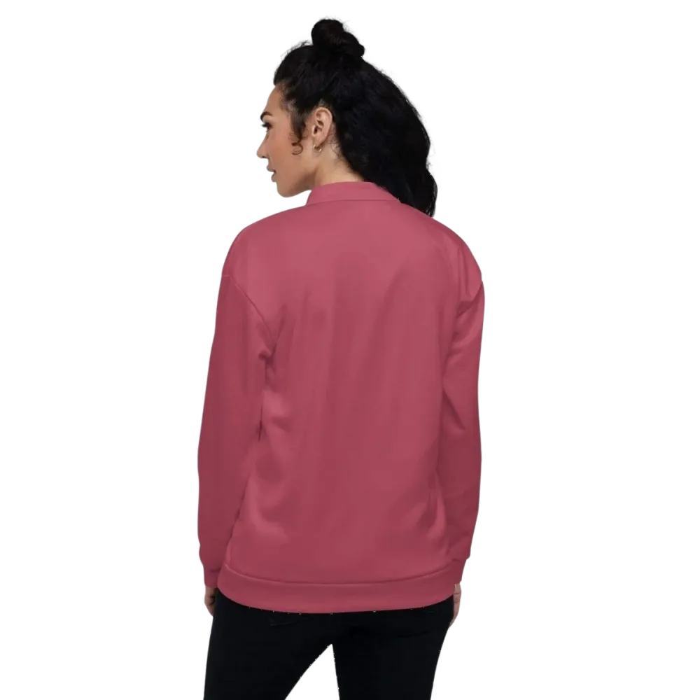 Unisex Bomberjacke aus Polyester in XS-3XL, pflegeleicht, Damen-Design, von BUYATHOME24, lässiger Blousonstil, bequem und modern