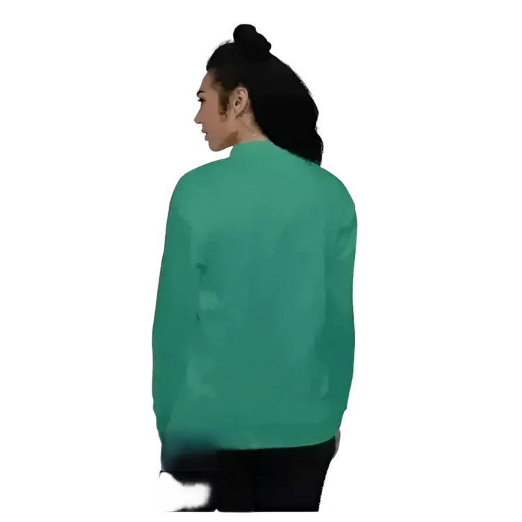 Unisex Bomberjacke von BUYATHOME24, pflegeleichte Blousonjacke in XS bis 3XL, vorne mit Reißverschluss und elastischem Saum.