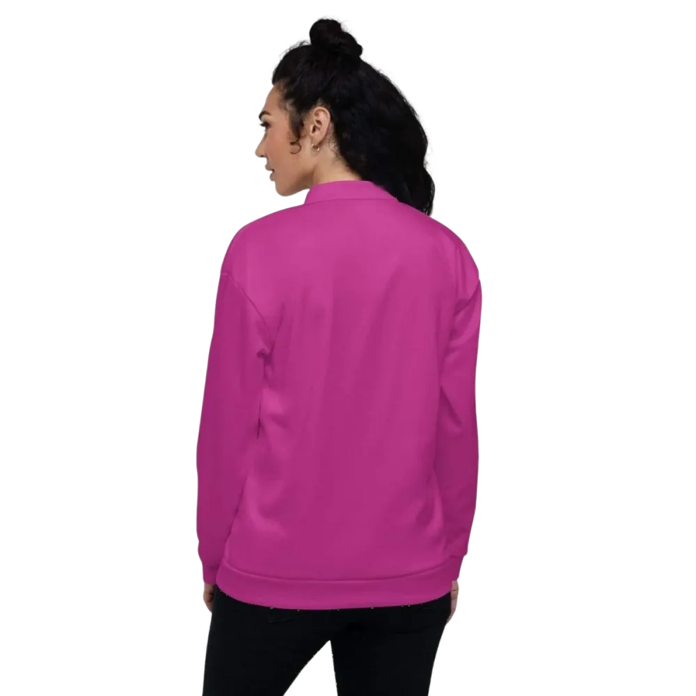 Unisex Polyester Bomberjacke von BUYATHOME24 in XS bis 3XL, lässiger Blousonstil mit Reißverschluss und elastischen Bündchen.