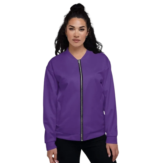 Unisex Polyester-Bomberjacke in XS-3XL mit sportlichem Schnitt, modisch und bequem, von BUYATHOME24, detailreiche Nahaufnahme