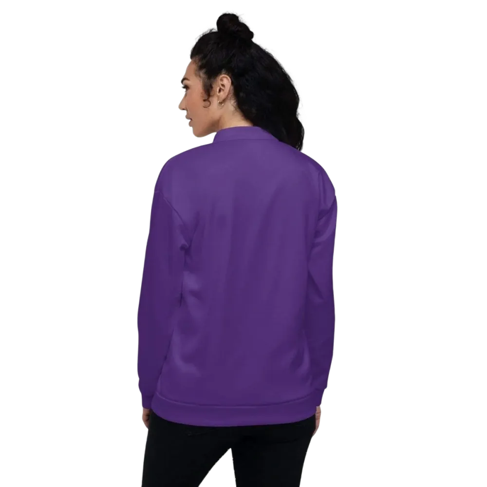 Damen-Bomberjacke aus Polyester in XS-3XL von BUYATHOME24, kurze Blousonjacke mit sportlichem Schnitt und elastischem Saum