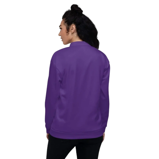 Damen-Bomberjacke aus Polyester in XS-3XL von BUYATHOME24, kurze Blousonjacke mit sportlichem Schnitt und elastischem Saum