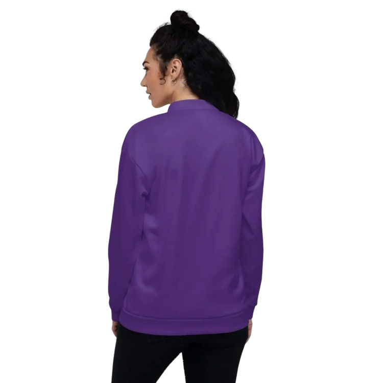Damen-Bomberjacke aus Polyester in XS-3XL von BUYATHOME24, kurze Blousonjacke mit sportlichem Schnitt und elastischem Saum