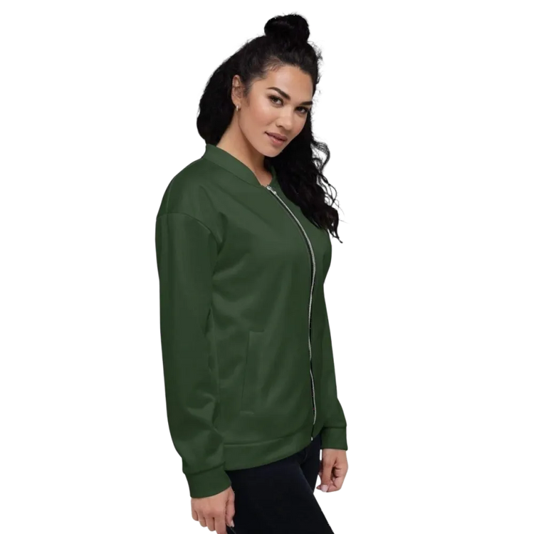 Unisex Polyester-Bomberjacke in XS-3XL von BUYATHOME24, pflegeleicht, moderne Jacke für Damen und Herren.