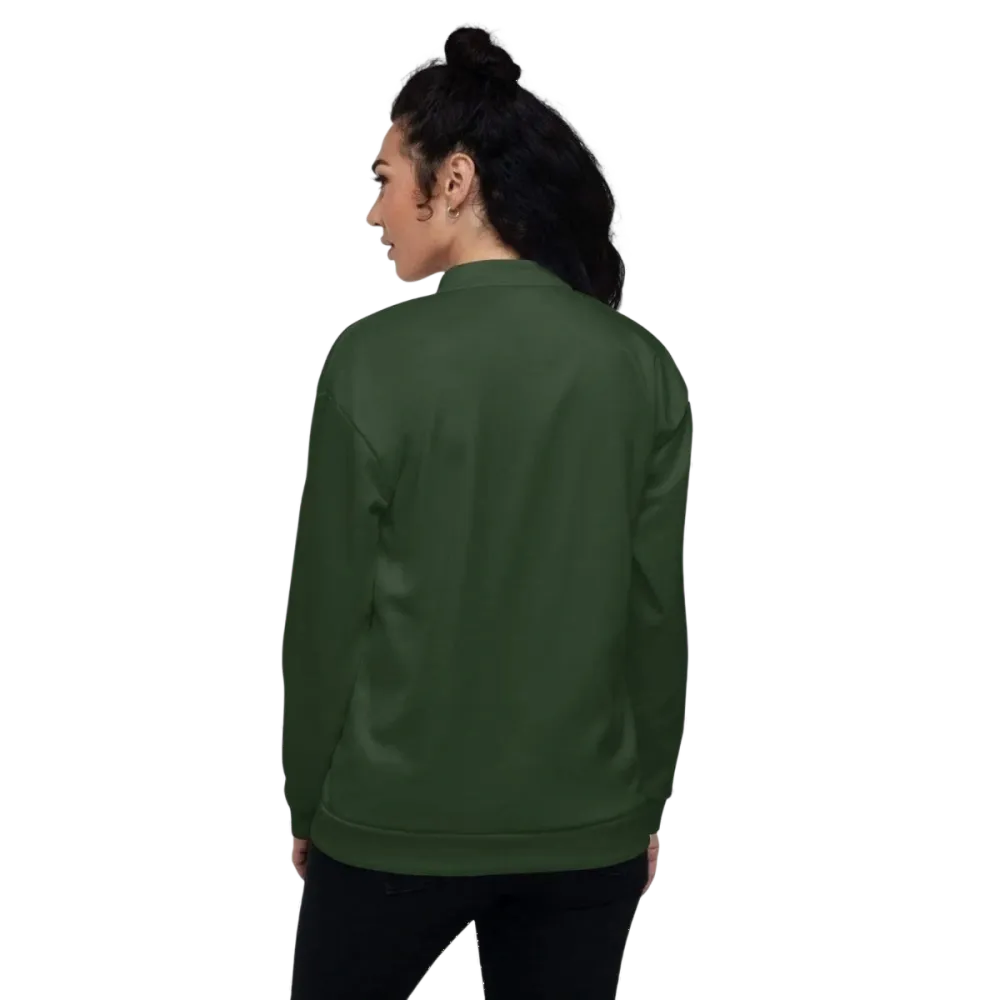 Unisex Bomberjacke aus Polyester in XS-3XL, pflegeleicht, Damenmode,BUYATHOME24, sportlicher Stil, bequeme Passform