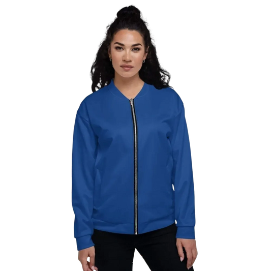 Damen-Bomberjacke aus Polyester in XS-3XL, schnelltrocknend, unisex, mit Reißverschluss und elastischem Saum, von BUYATHOME24