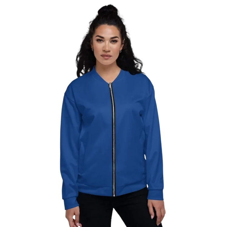 Damen-Bomberjacke aus Polyester in XS-3XL, schnelltrocknend, unisex, mit Reißverschluss und elastischem Saum, von BUYATHOME24