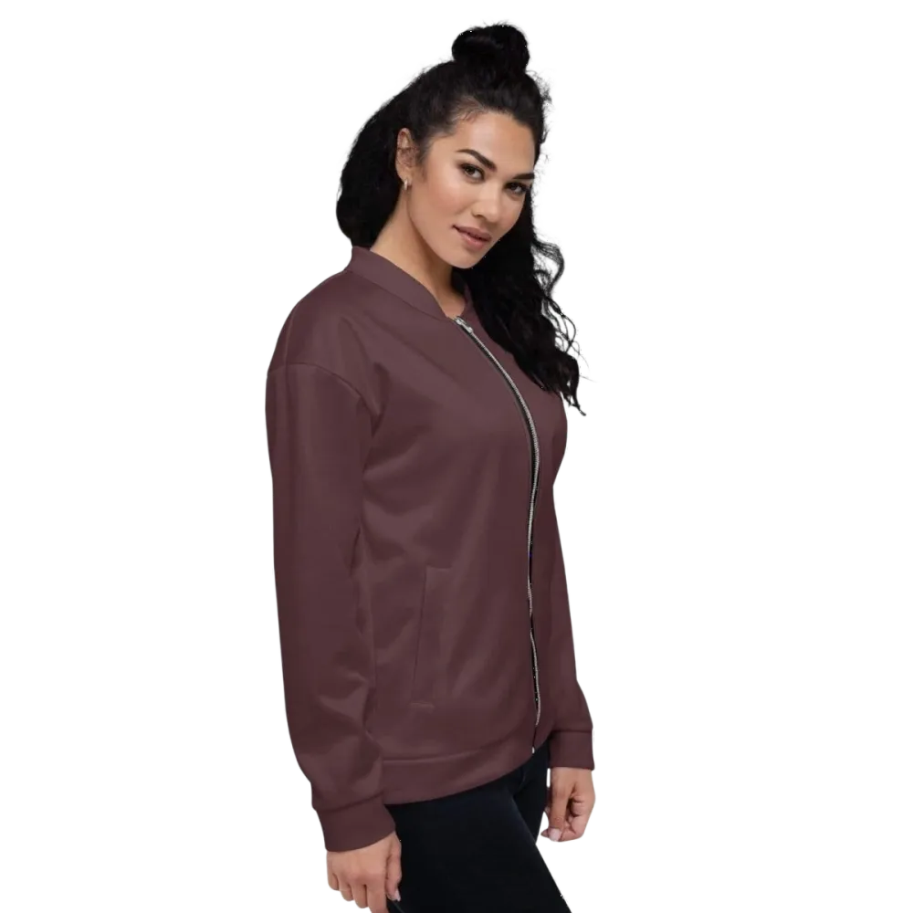 Unisex Bomberjacke aus Polyester in XS-3XL, schnelltrocknend, modisches Design, von BUYATHOME24, sichtbarer Reißverschluss und Taschen
