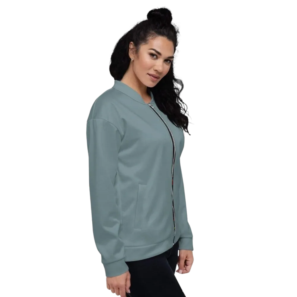 Unisex Bomberjacke aus Polyester in XS-3XL, schnell trocknend, mit elastischem Saum und Reißverschluss, von BUYATHOME24