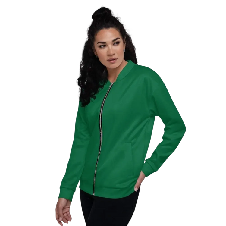 Unisex Bomberjacke aus Polyester in XS-3XL, schnelltrocknend, bequem, mit elastischem Saum, von BUYATHOME24, modischer Freizeitlook