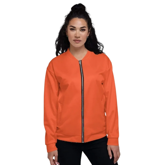 Unisex Bomberjacke aus schnelltrocknendem Polyester, Damen-Design, in XS-3XL, von BUYATHOME24, modell mit Reißverschluss und elastischem Saum