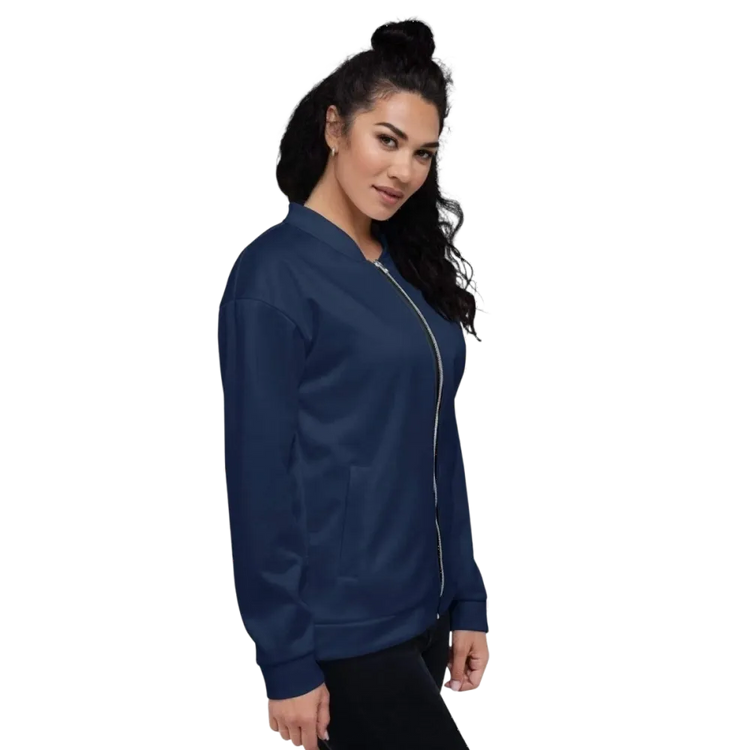 Unisex Bomberjacke aus Polyester in XS-3XL, schnelltrocknend, mit sportlichem Schnitt und elastischem Saum, von BUYATHOME24