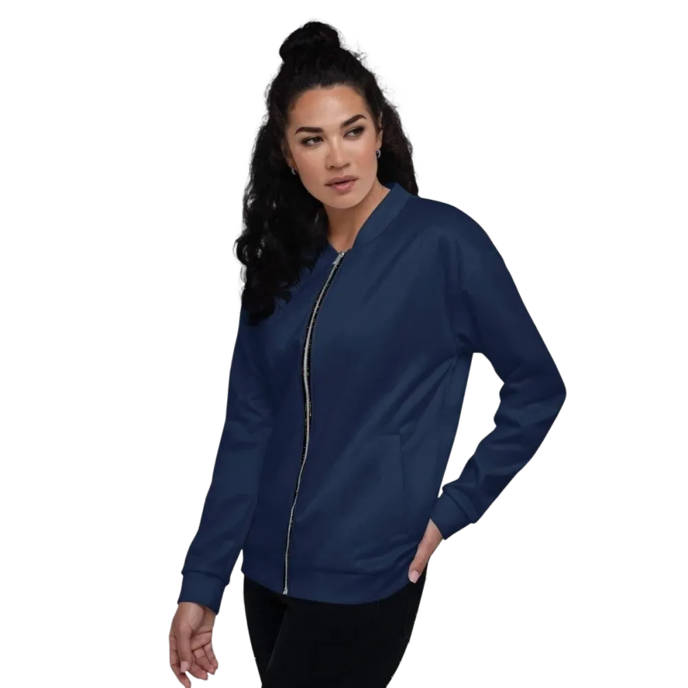 Unisex Bomberjacke aus Polyester in XS-3XL, schnelltrocknend, Damenmodell, mit Reißverschluss und elastischem Saum, BUYATHOME24