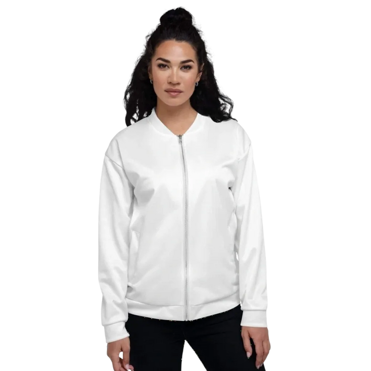 Unisex Bomberjacke aus Polyester in XS-3XL, schnell trocknend, Damenmodell, schwarze Jacke mit Reißverschluss und elastischem Saum