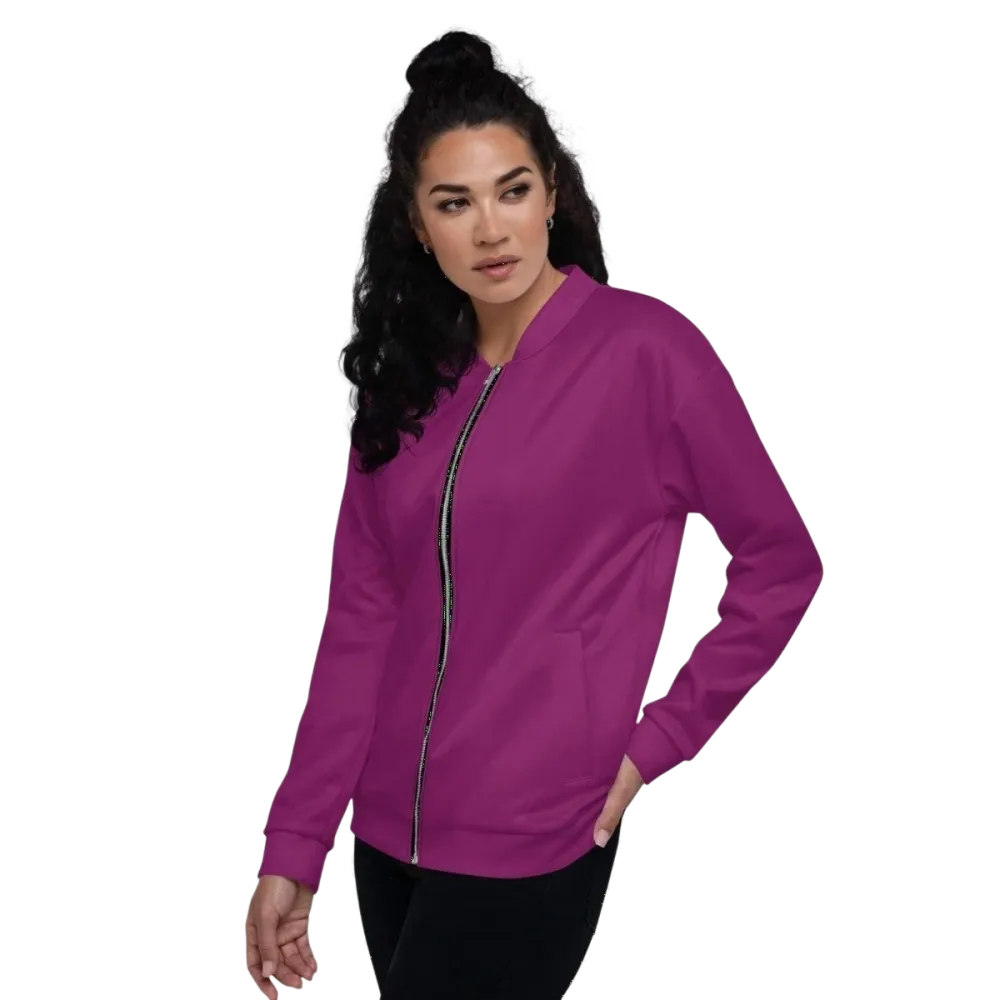 Unisex Bomberjacke aus Polyester mit YKK-Reißverschluss, Damen-Design in XS-3XL, bequem und stylisch von BUYATHOME24