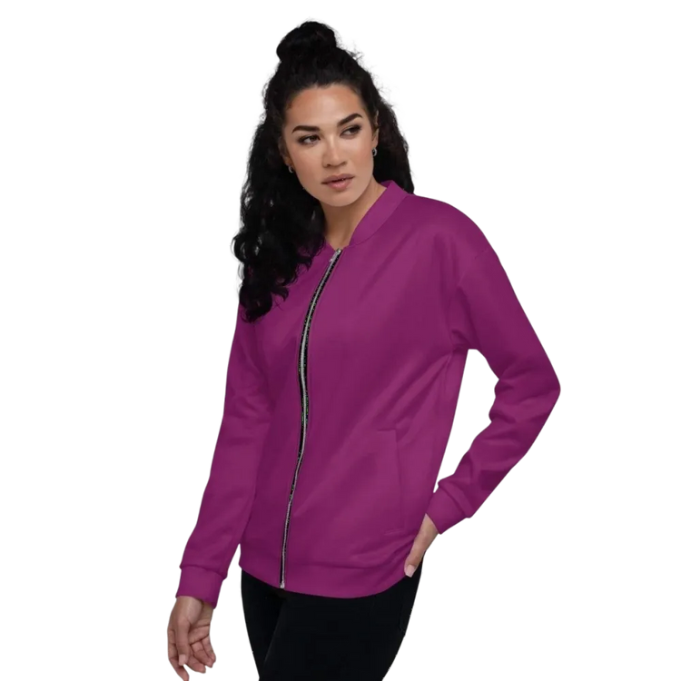 Unisex Bomberjacke aus Polyester mit YKK-Reißverschluss, Damen-Design in XS-3XL, bequem und stylisch von BUYATHOME24