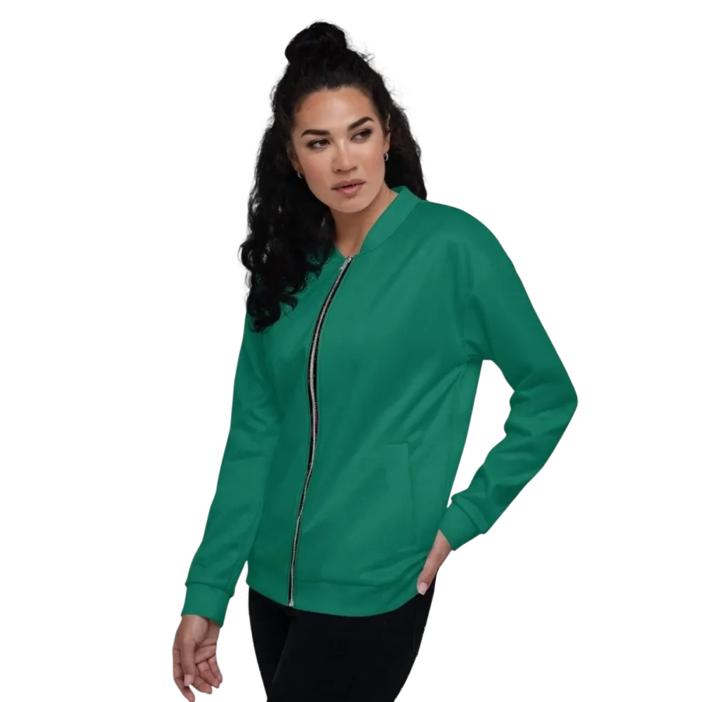 Unisex Bomberjacke aus Polyester mit YKK-Reißverschluss in XS-3XL, Damenmodell, bequem und stylisch, von BUYATHOME24.