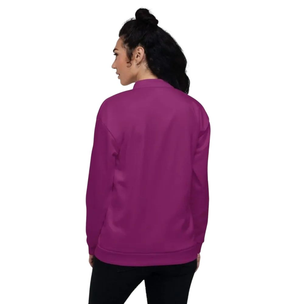 Unisex Polyester-Bomberjacke von BUYATHOME24 mit YKK-Reißverschluss in XS bis 3XL, modisch und bequem.