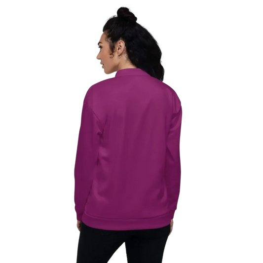 Unisex Polyester-Bomberjacke von BUYATHOME24 mit YKK-Reißverschluss in XS bis 3XL, modisch und bequem.