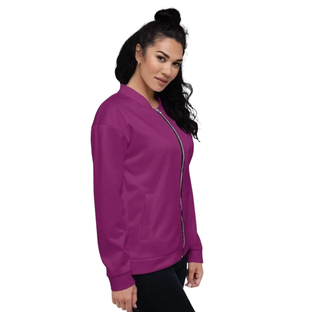 Unisex Polyester-Bomberjacke mit YKK-Reißverschluss in XS bis 3XL, modisch und bequem, in verschiedenen Größen.