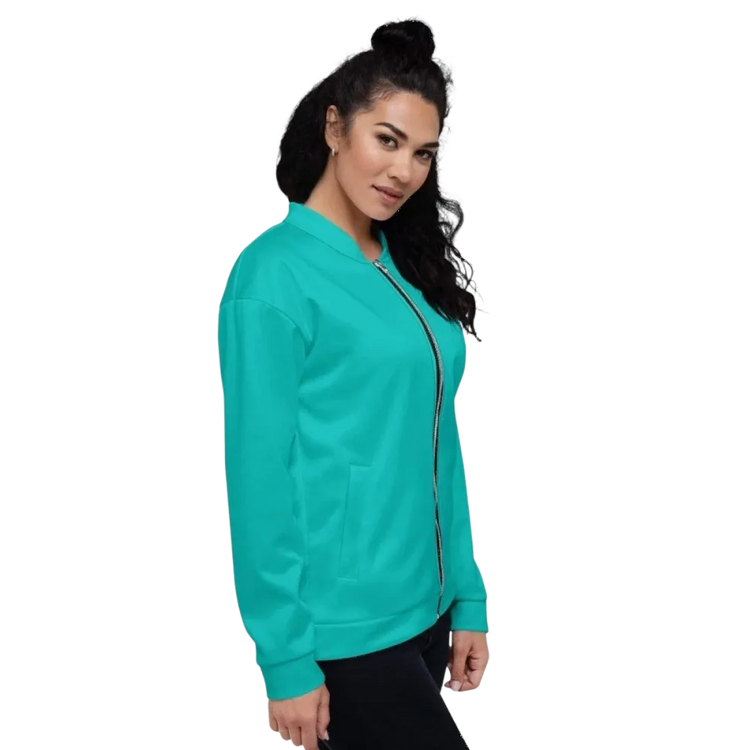 Unisex Bomberjacke aus Polyester in XS-3XL mit YKK-Reißverschluss, modische Damen-Bomberjacke von BUYATHOME24