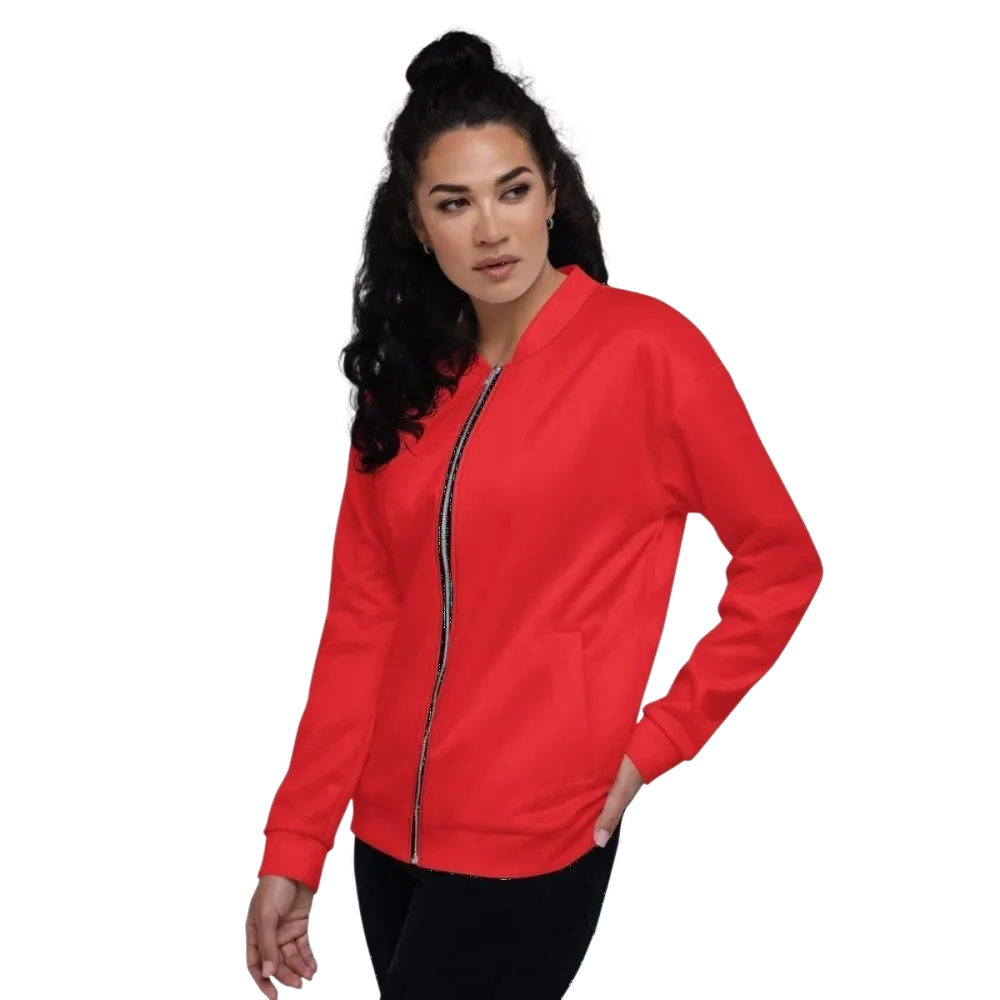 Unisex Bomberjacke aus Polyester mit YKK-Reißverschluss, Damen-Design, in XS bis 3XL, bequem und stylisch von BUYATHOME24